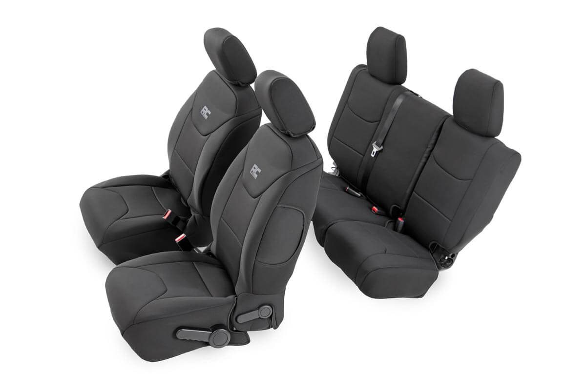 Rough Country Neoprene Seat Covers for Jeep Wrangler Unlimited