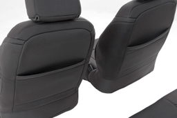 Neoprene Seat Covers for 2013–2017 Jeep Wrangler Unlimited 4WD, view 2, Rough Country 91004