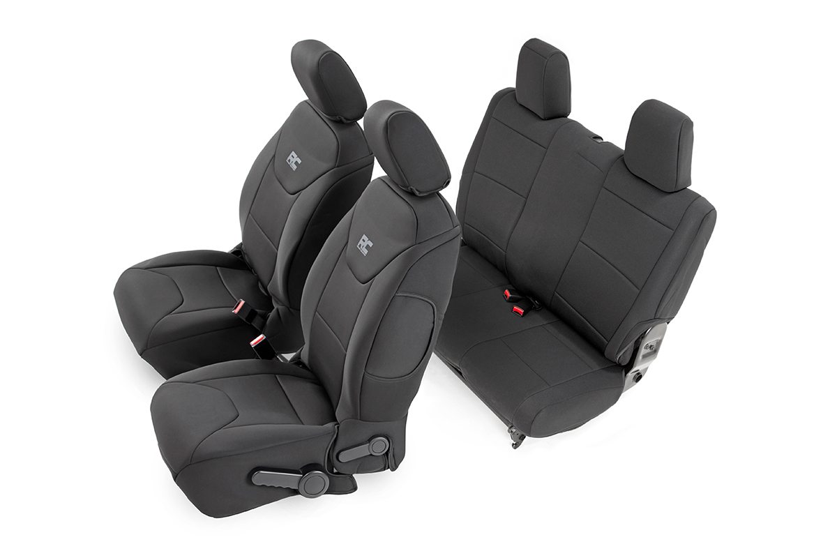Rough Country Neoprene Seat Covers for Jeep Wrangler 4WD