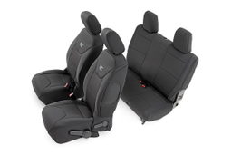 Neoprene Seat Covers for Jeep Wrangler 4WD (2013-2017), Rough Country 91007