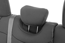 Neoprene Seat Covers for Jeep Wrangler 4WD (2018-2025), view 5, Rough Country 91010