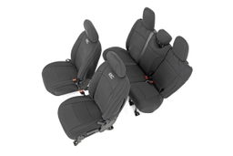 Neoprene Seat Covers for Jeep Wrangler 4WD (2018-2025), Rough Country 91010