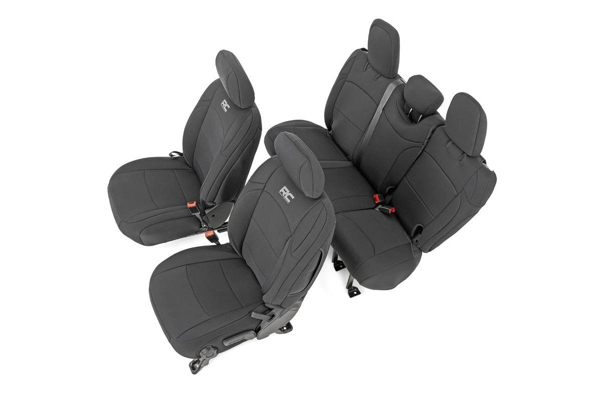 Seat Covers for Jeep Wrangler Unlimited (2018-2025) — Rough Country 91012