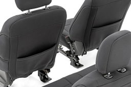 Front Seat Covers with Headrest Covers (Rough Country 91016), view 3