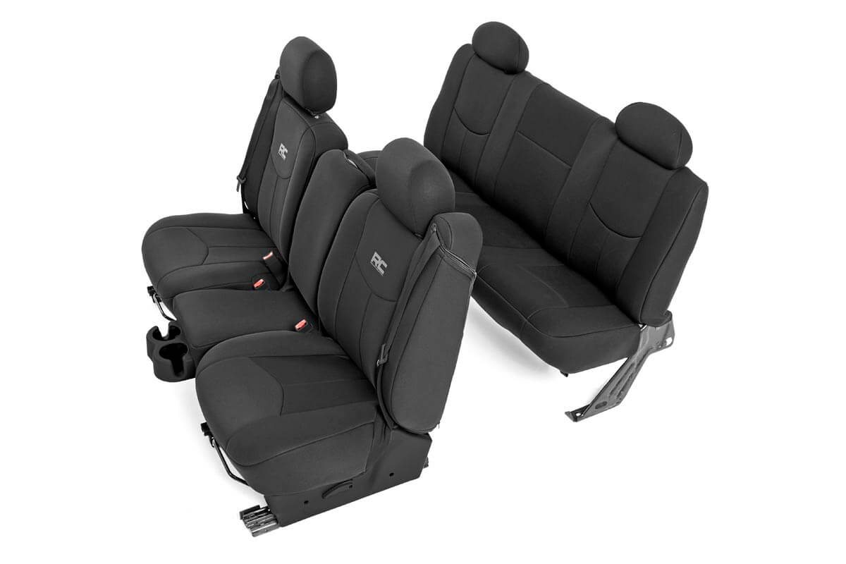 Rough Country Front Neoprene Seat Covers for Chevy & GMC 1500