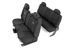 Front Neoprene Seat Covers for Chevy & GMC 1500 (1999–2007), Rough Country 91019