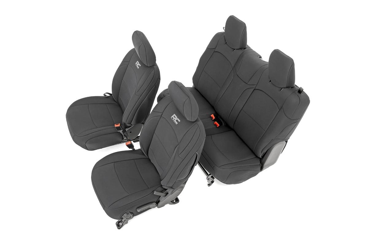 Rough Country Neoprene Seat Covers for Jeep Wrangler 4WD