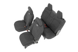 Neoprene Seat Covers for Jeep Wrangler 4WD (2018–2025), Rough Country 91020