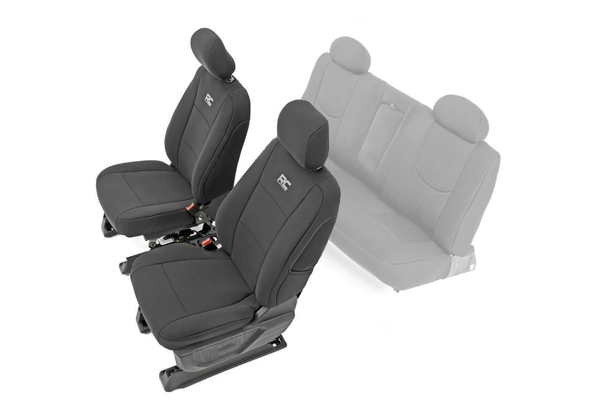 Rough Country Front Seat Covers for Silverado 1500 / Sierra 1500