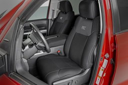 Neoprene Front Seat Covers for Toyota Tundra (2014-2021), view 2, Rough Country 91026A