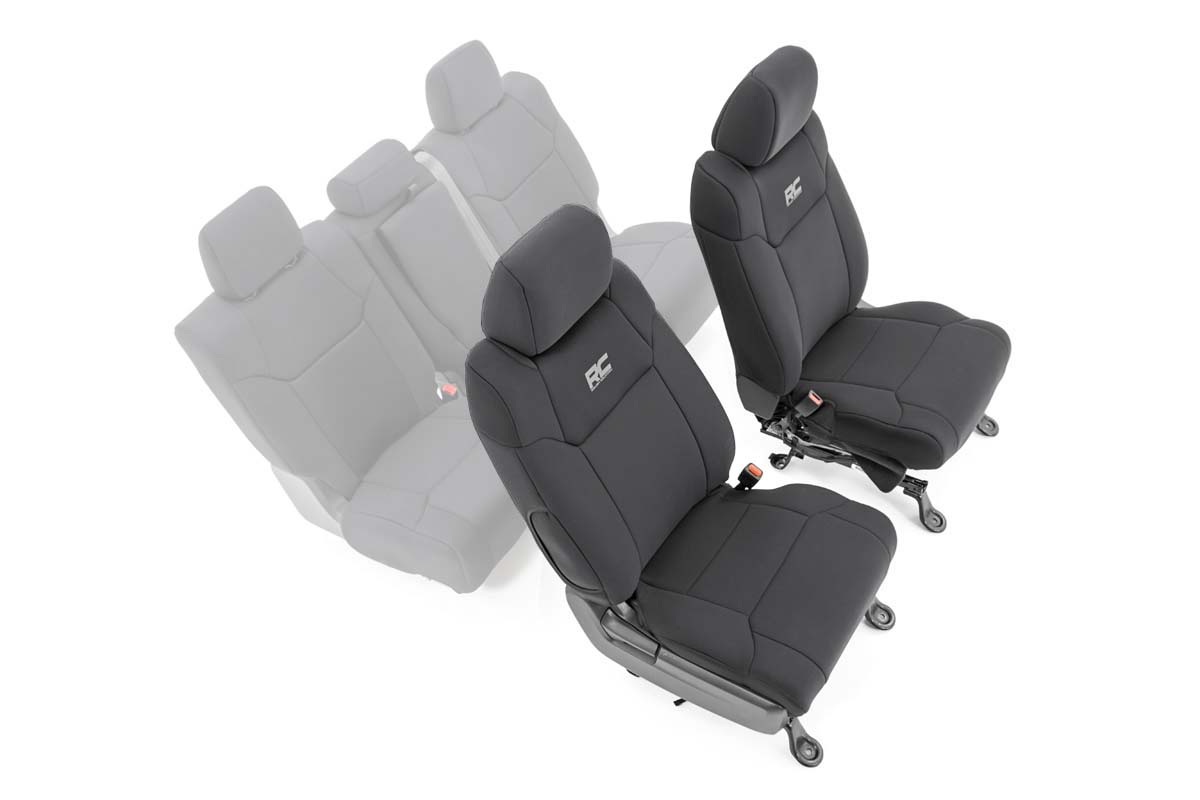 Rough Country Neoprene Front Seat Covers for Toyota Tundra