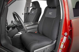 Neoprene Seat Covers for Toyota Tundra Crew Cab (2014–2021), view 2, Rough Country 91027A