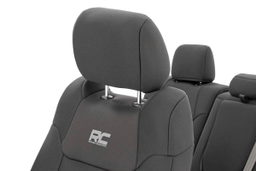 Neoprene Seat Covers for Toyota Tundra Crew Cab (2014–2021), view 4, Rough Country 91027A