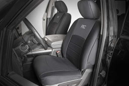 4-Layer Neoprene Seat Covers — Bucket Front, Crew Cab Rear, view 2, Rough Country 91028