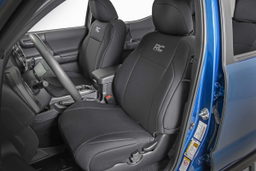 Neoprene Seat Covers for 2016–2023 Toyota Tacoma, view 2, Rough Country 91030
