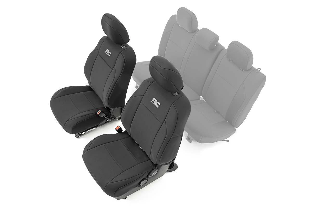 Rough Country Neoprene Seat Covers for 2016–2023 Toyota Tacoma