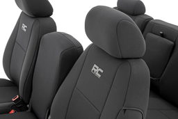 Front Seat Covers for Chevy Silverado & GMC Sierra (2007-2013), view 2, Rough Country 91032