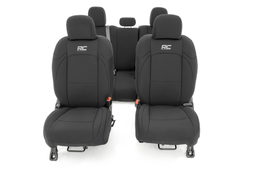 Front and Rear Seat Covers for 2020–2025 Jeep Gladiator 4WD, view 4, Rough Country 91034