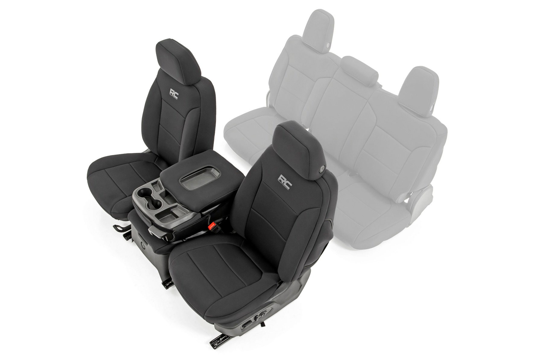 Rough Country Front and Rear Neoprene Seat Cover Set
