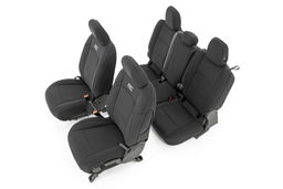 Front and Rear Seat Covers for Jeep Gladiator 4WD (2020–2025), Rough Country 91038
