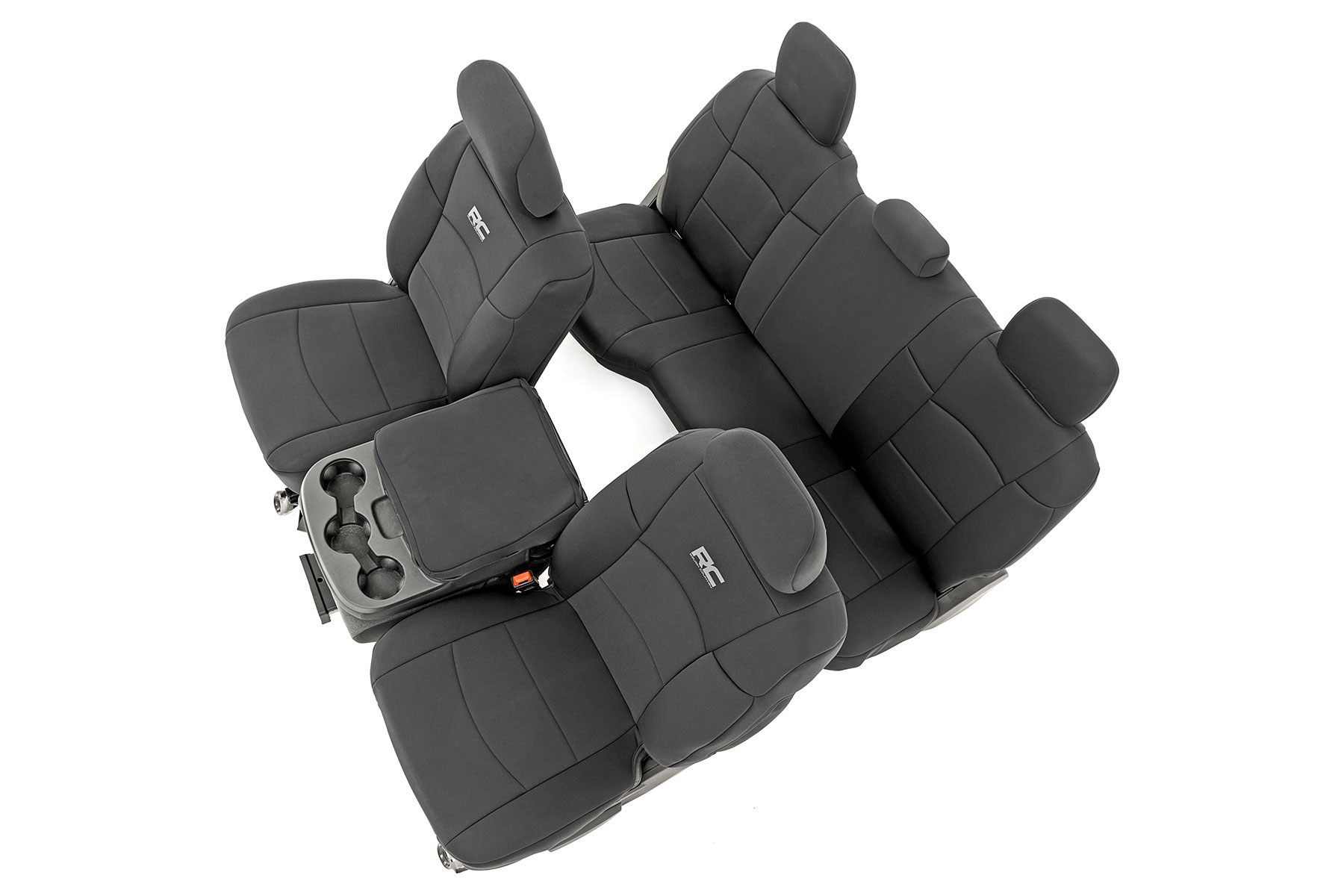 Rough Country Neoprene Seat Covers for 2019-2024 Ram 2500 Crew Cab