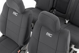 Neoprene Seat Covers for Jeep Cherokee & Grand Cherokee (2011-2022), view 3, Rough Country 91046