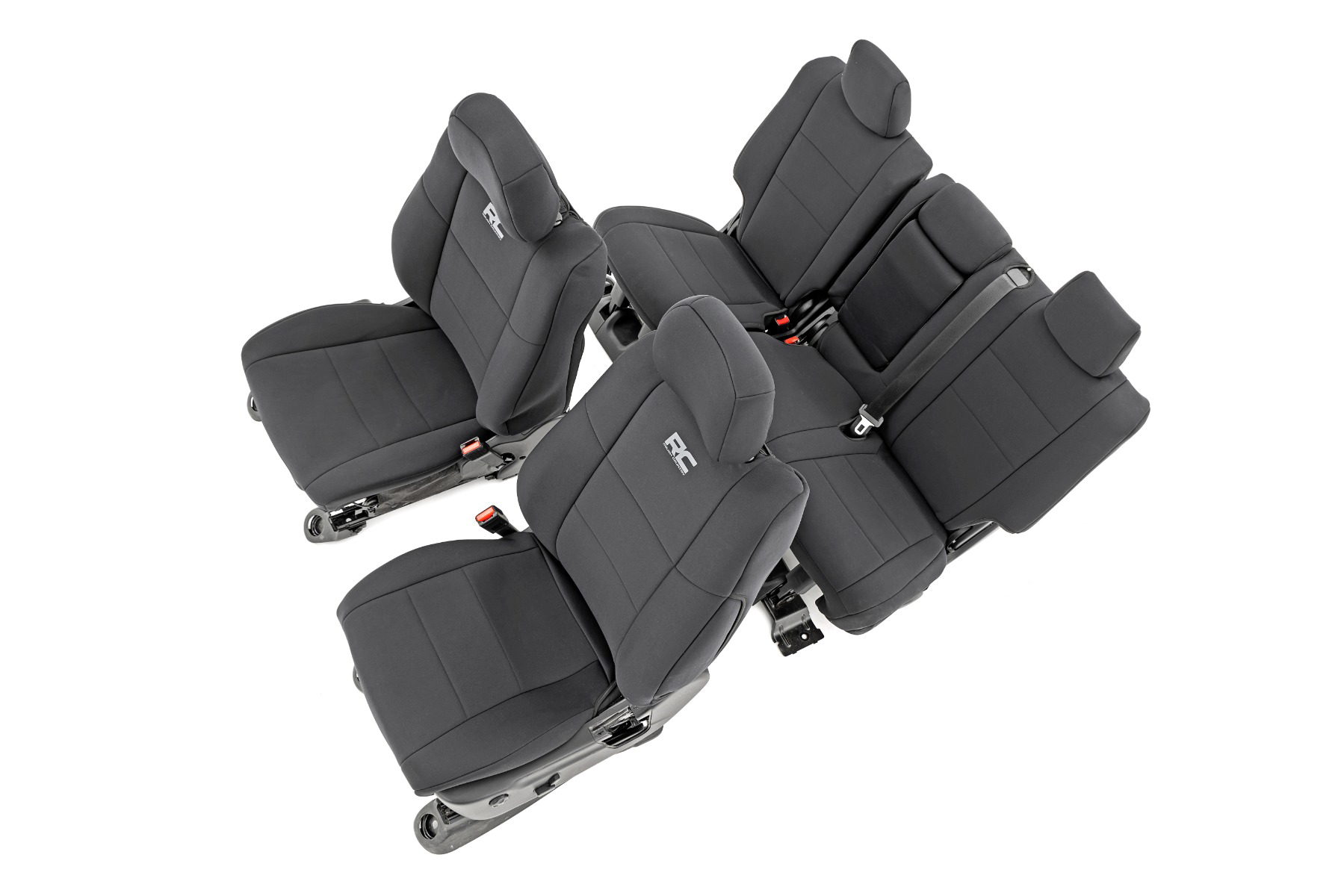 Rough Country Neoprene Seat Covers for Jeep Cherokee & Grand Cherokee