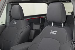 Front Seat Covers for 2021-2025 Ford Bronco 4WD (2-Door), view 2, Rough Country 91050