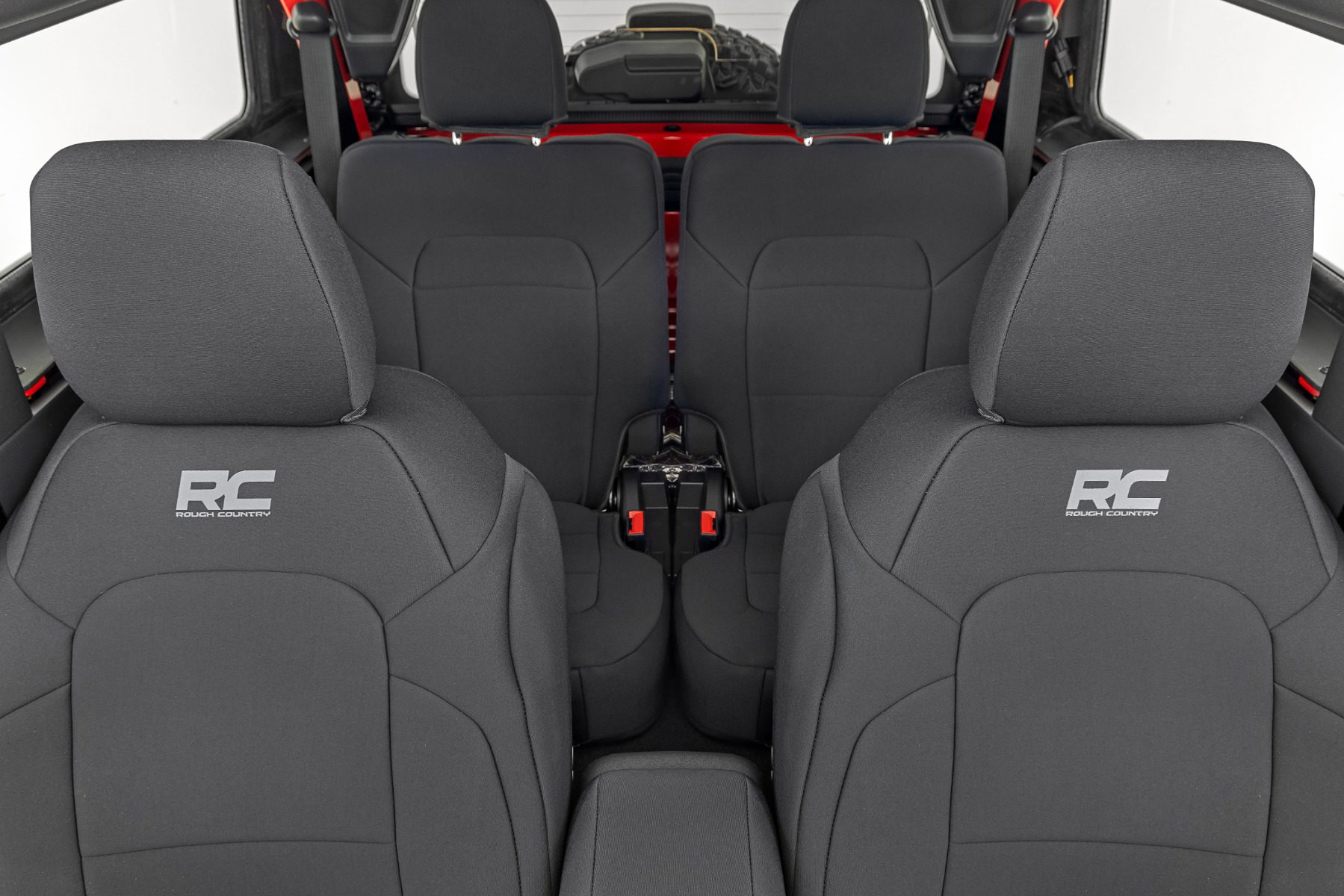 Front Seat Covers for 2021-2025 Ford Bronco 4WD (2-Door), Rough Country 91050