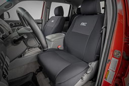Neoprene Front Seat Covers for 2005–2015 Toyota Tacoma, view 2, Rough Country 91052