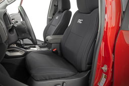 Neoprene Seat Covers for 2022–2025 Nissan Frontier, view 2, Rough Country 91058