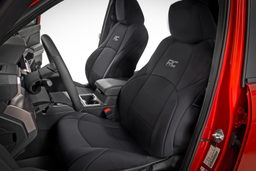 Neoprene Seat Covers for 2024-2025 Toyota Tacoma Double Cab, view 2, Rough Country 91062