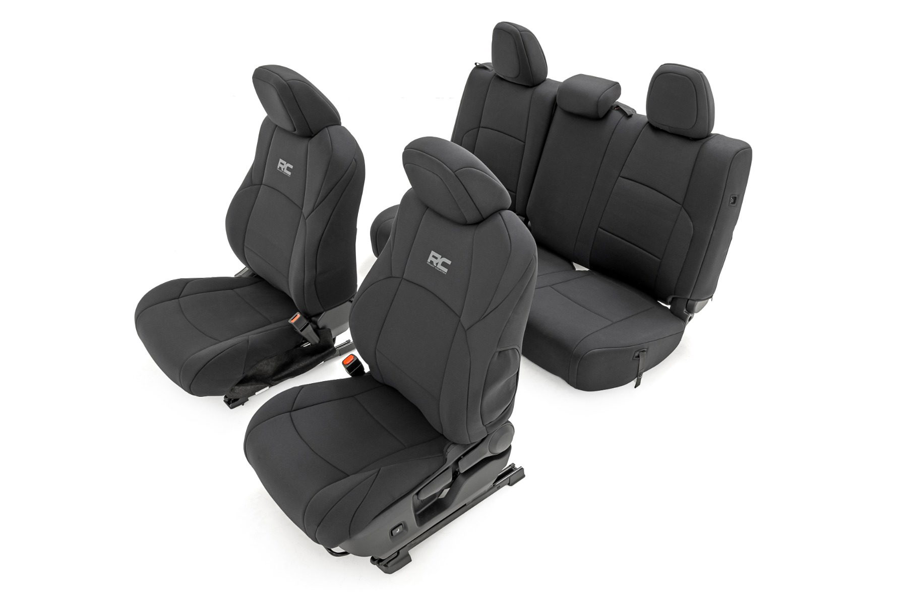 Rough Country Neoprene Seat Covers for 2024-2025 Toyota Tacoma Double Cab