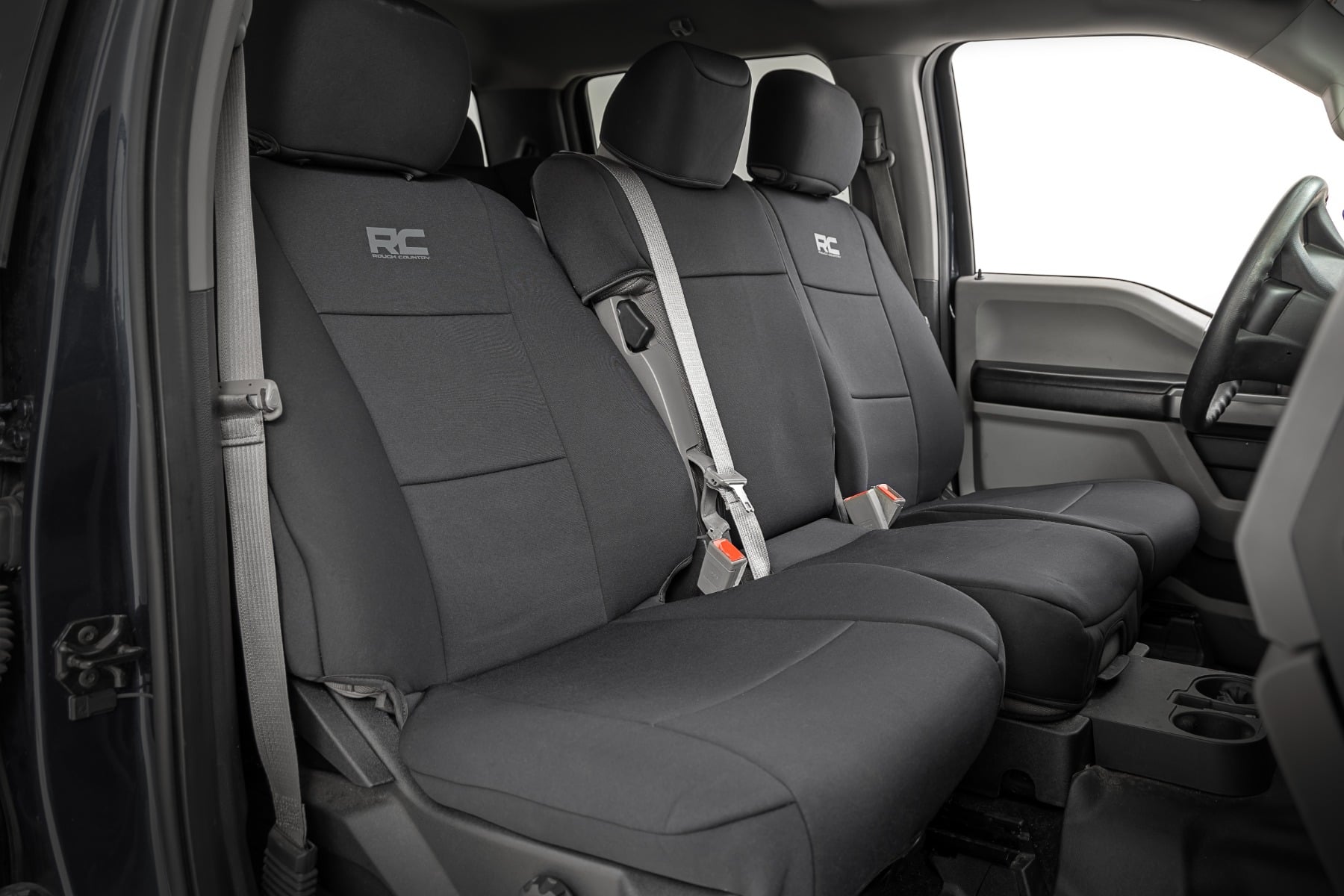 Rough Country Neoprene Front Seat Covers for XL and XLT Models