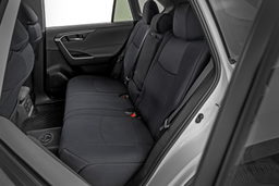 Neoprene Front and Rear Seat Covers for 2019-2025 Toyota RAV4, view 2, Rough Country 91064