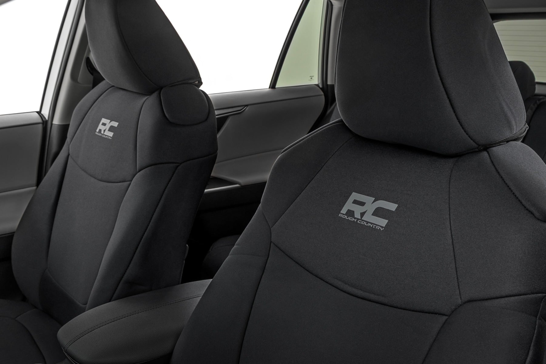 Neoprene Front and Rear Seat Covers for 2019-2025 Toyota RAV4, Rough Country 91064
