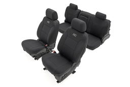 Front Bucket & 60/40 Bench Seat Covers for Silverado/Sierra HD, view 4, Rough Country 91070