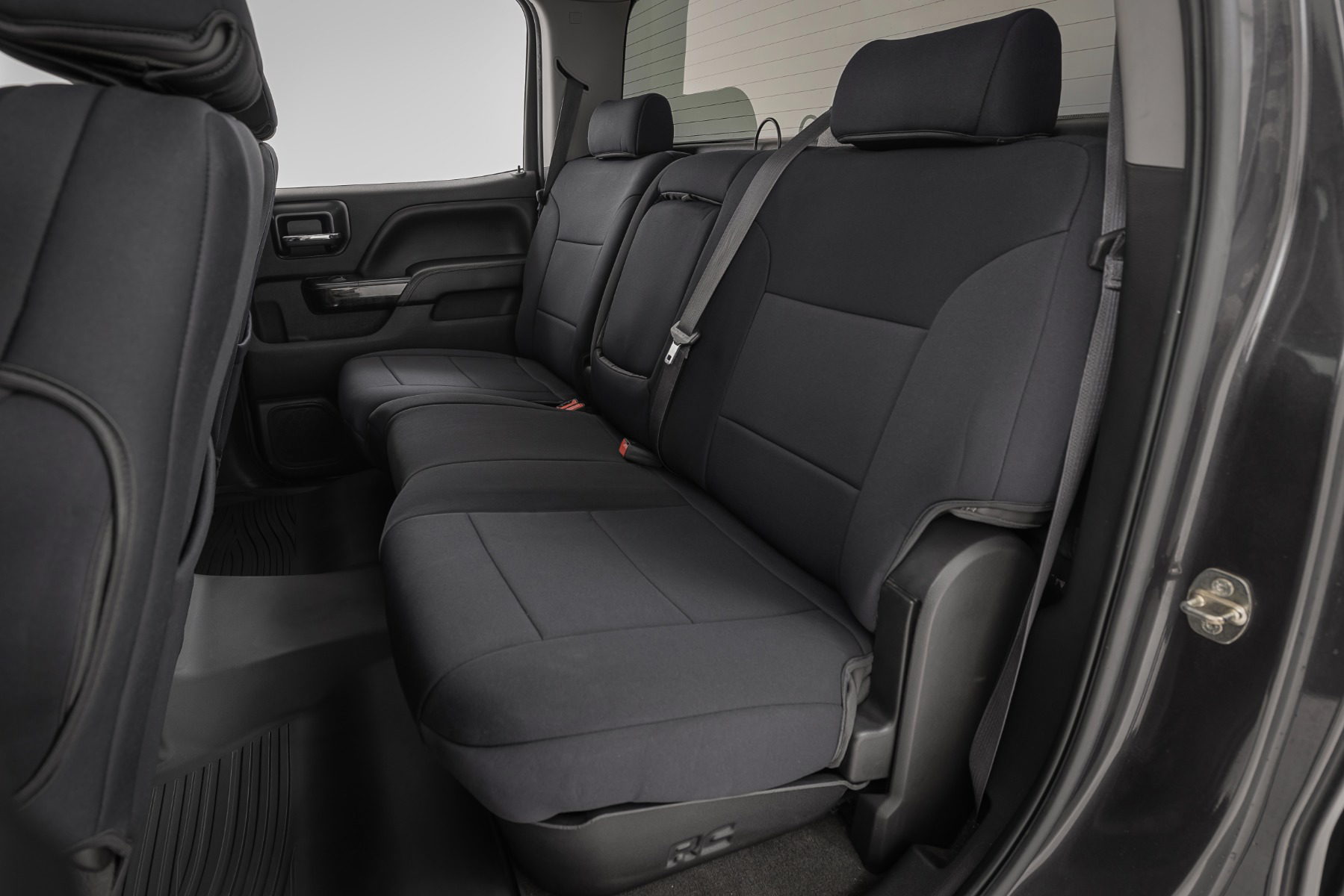 Front Bucket & 60/40 Bench Seat Covers for Silverado/Sierra HD, Rough Country 91070