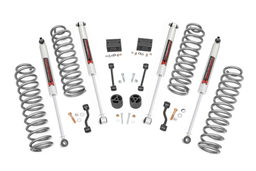 2.5-Inch Lift Kit with M1 Shocks for 2018-2023 Jeep Wrangler 4WD, Rough Country 91340