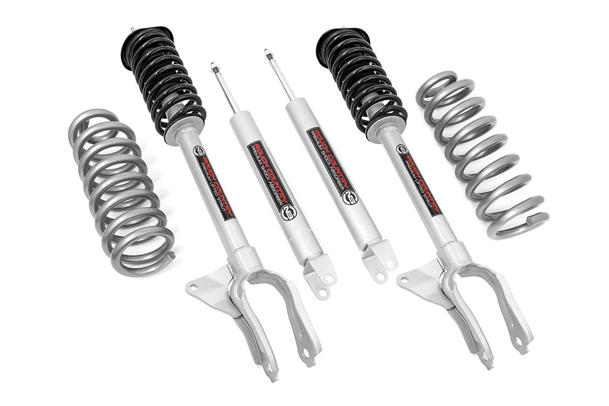 Rough Country 2.5-Inch Lift Kit with N3 Shocks for Jeep Grand Cherokee 4WD