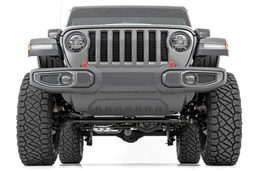 3.5-Inch Lift Kit with M1R Shocks for Jeep Wrangler Rubicon 4WD, view 3, Rough Country 91644