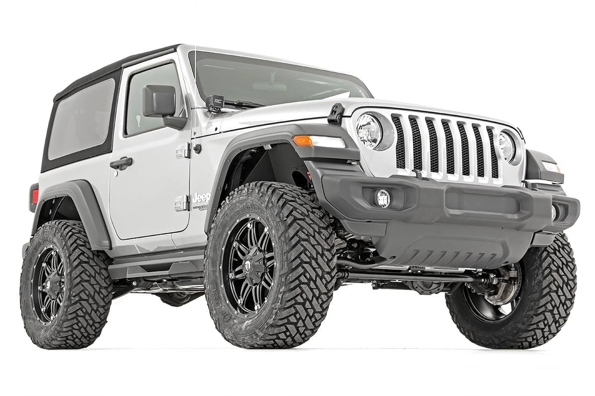 3.5-Inch Lift Kit with M1R Shocks for 2024–2025 Jeep Wrangler 4WD, Rough Country 91844