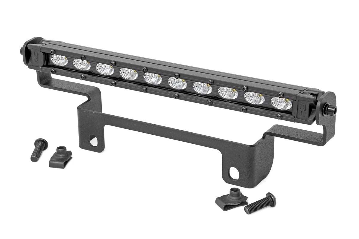 Rough Country 10-Inch Black Series LED Light Bar Kit for Honda Pioneer 1000