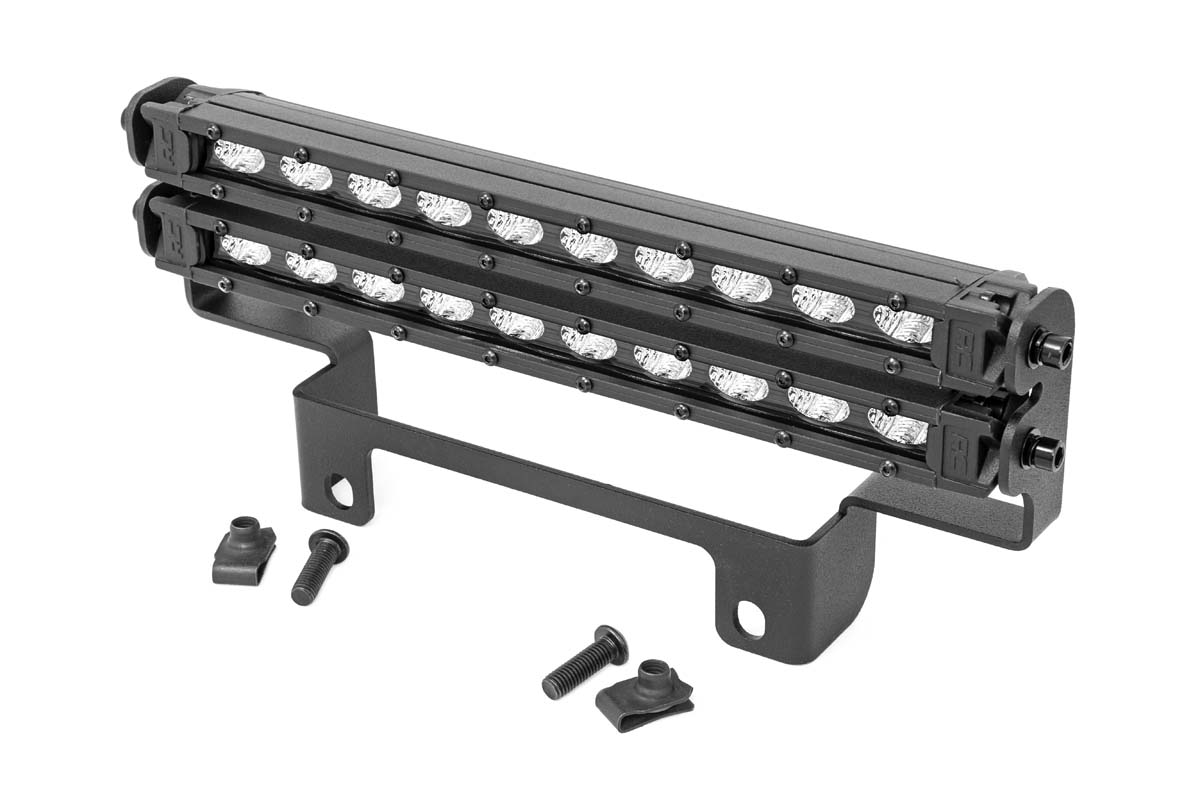 Rough Country 10-Inch Black Series LED Light Bar Kit for Honda Pioneer 1000