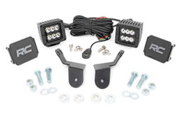 2-Inch Black Series LED Pod Kit for Honda Pioneer 1000 (2016-2025), Part 92009, view 4, Rough Country