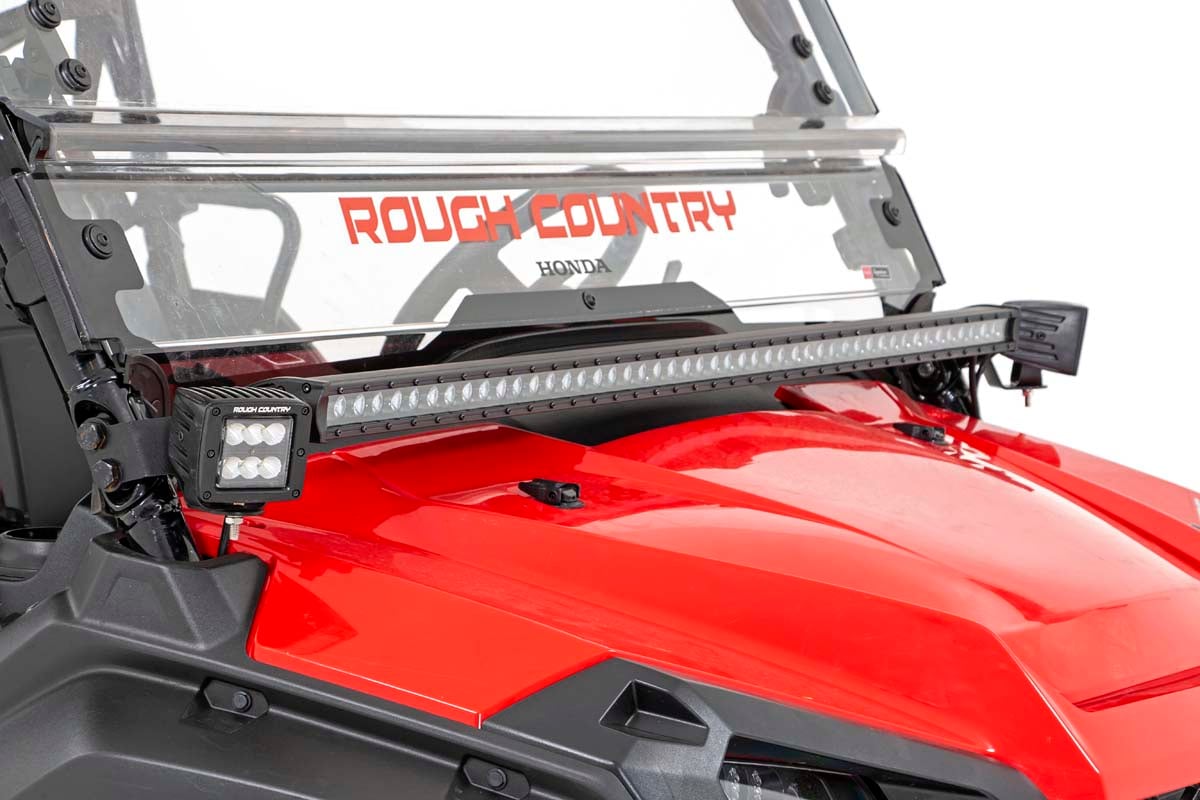 Rough Country 2-Inch Black Series LED Pod Kit for Honda Pioneer 1000