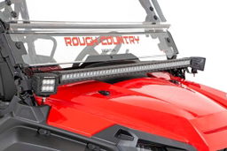 2-Inch Black Series LED Pod Kit for Honda Pioneer 1000 (2016-2025), Part 92009 shown installed, Rough Country