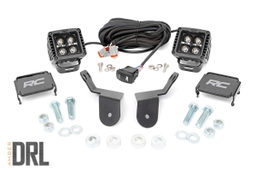 2-Inch Black Series LED Pod Kit for Honda Pioneer 1000 (2016–2025), Rough Country 92021