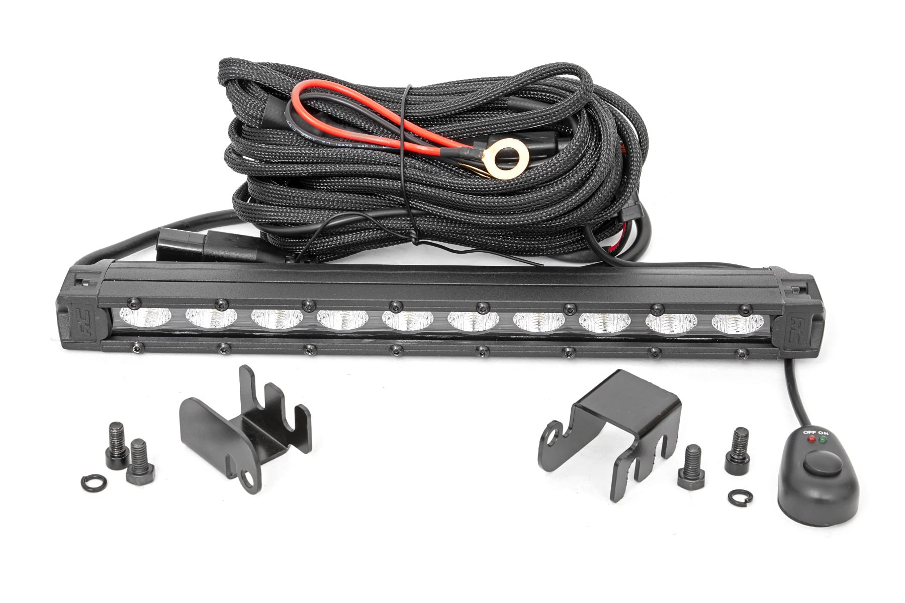 10-Inch Black Series LED Light Bar Kit for Honda Talon (2019–2023), Rough Country 92027