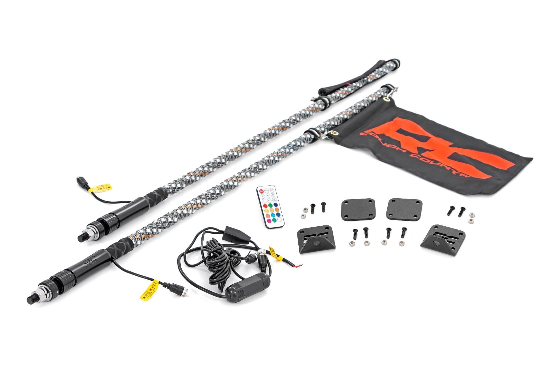 Rough Country LED Whip Light Kit with Mounts for Honda Talon 1000